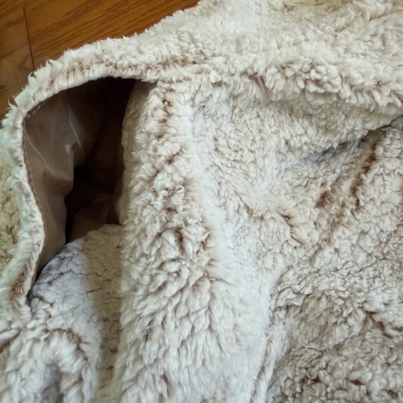 Free Country Women's Beige Quilted Vest Sherpa Reversible XXL 2X - Picture 9 of 15